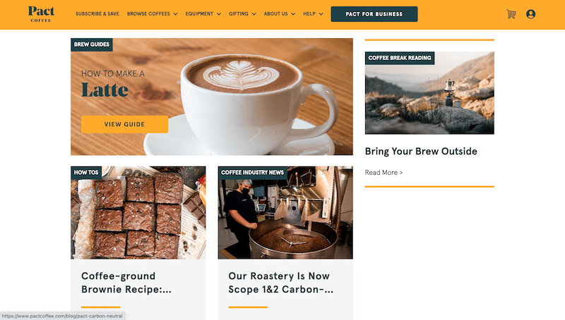 Pact Coffee - Coffee Blogs
